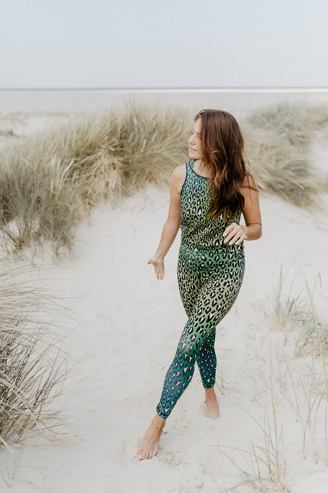 Jumpsuit Active Leo Safari Green