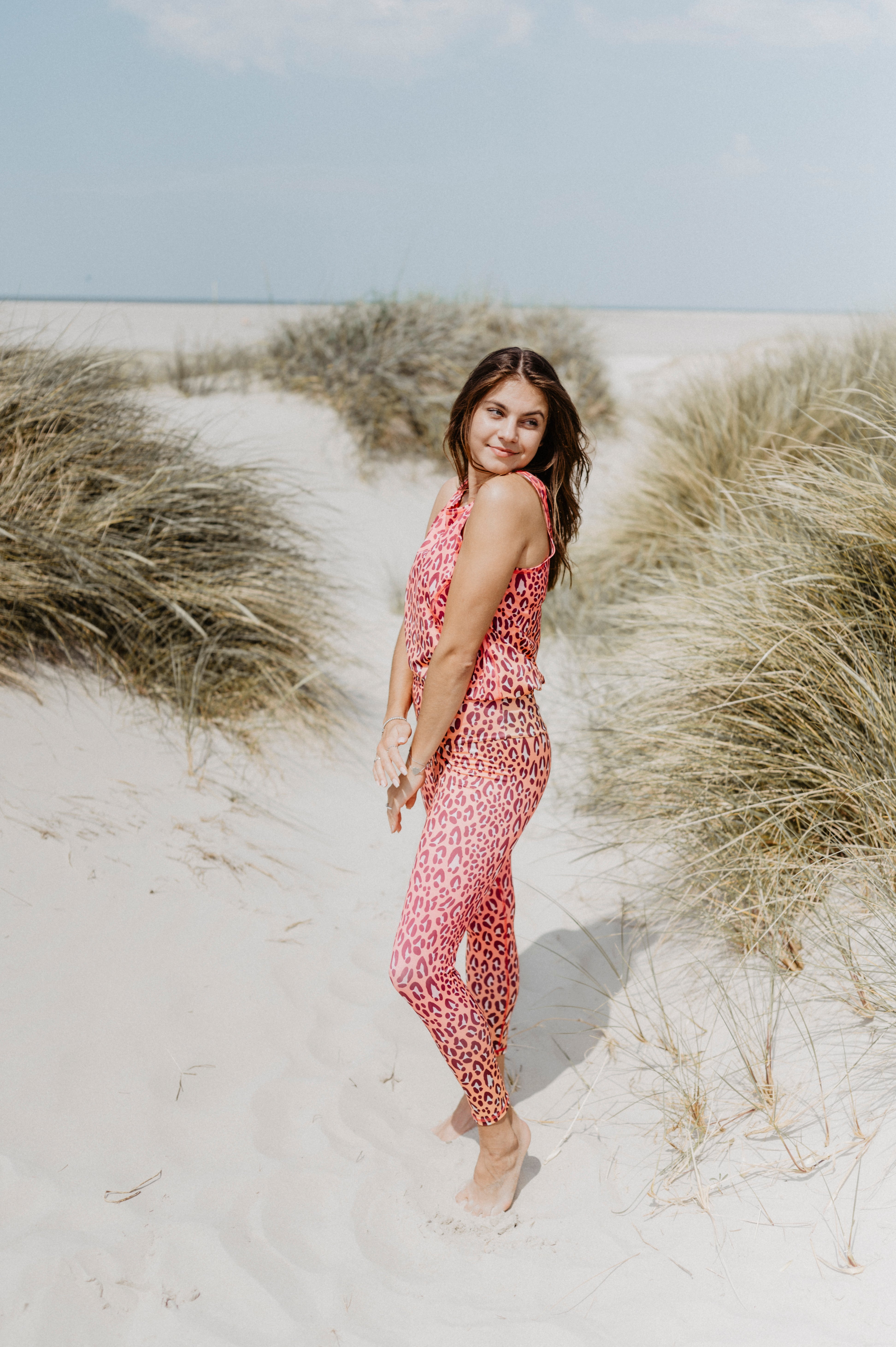Jumpsuit Active Leo Pink