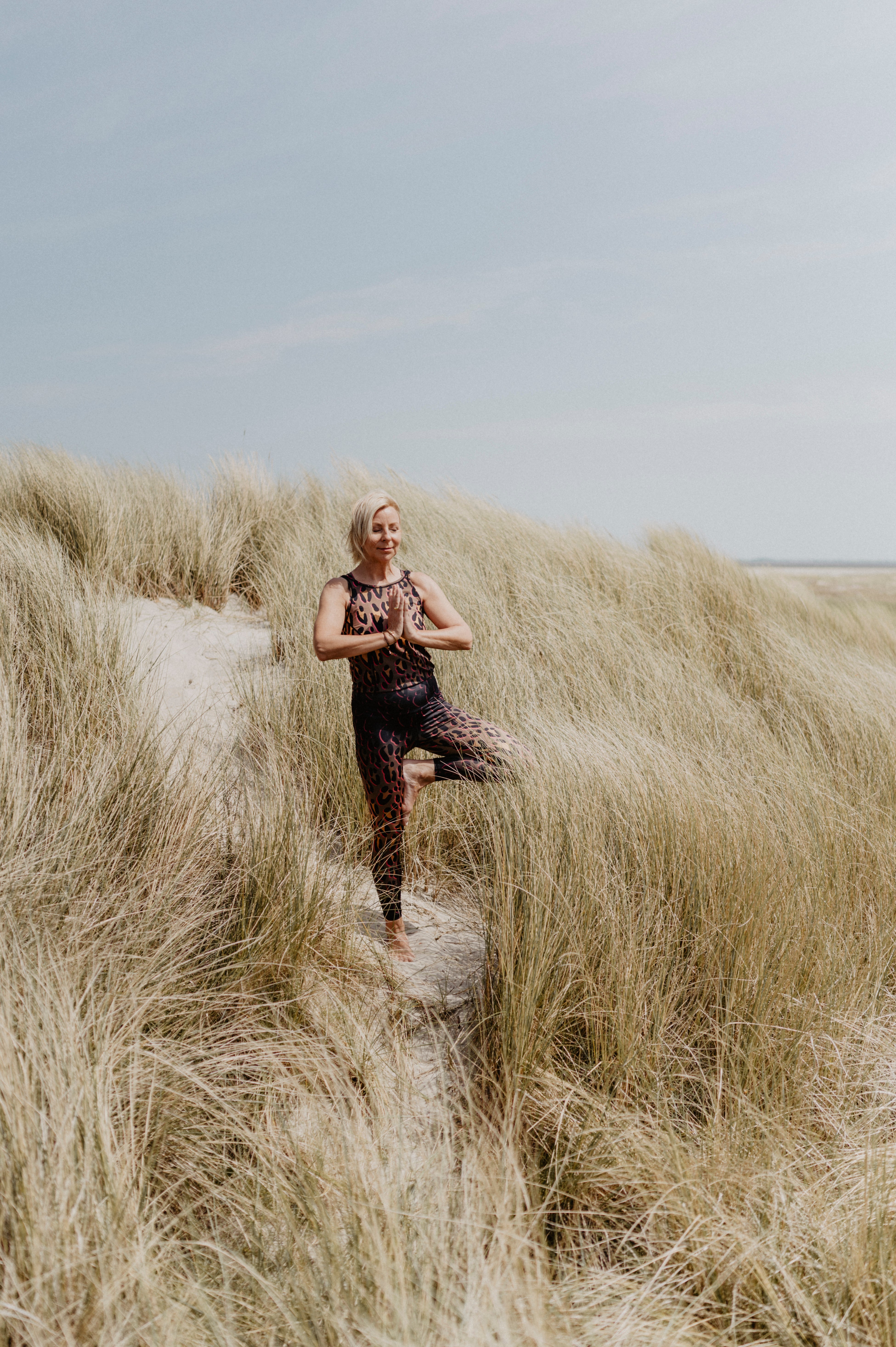 Jumpsuit Active Leo Safari Gold