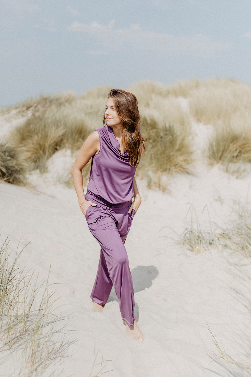 Jumpsuit Komfort Lila