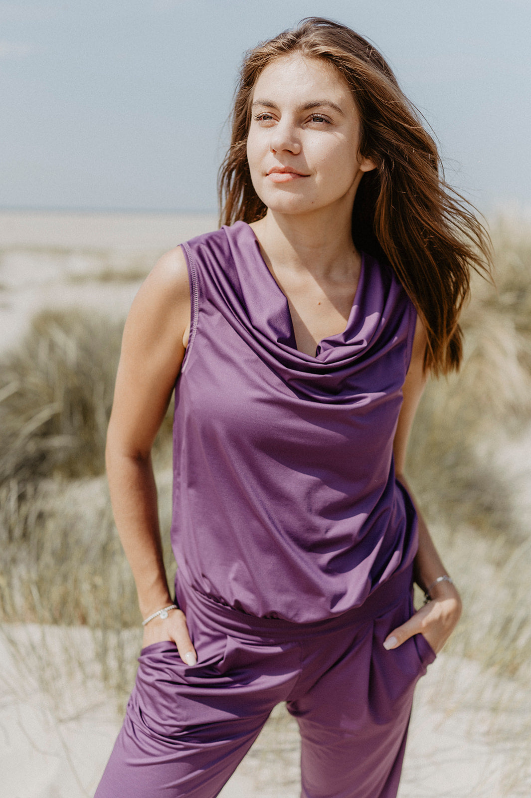 Jumpsuit Komfort Lila