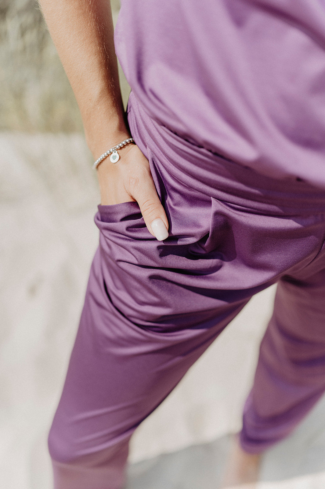 Jumpsuit Komfort Lila