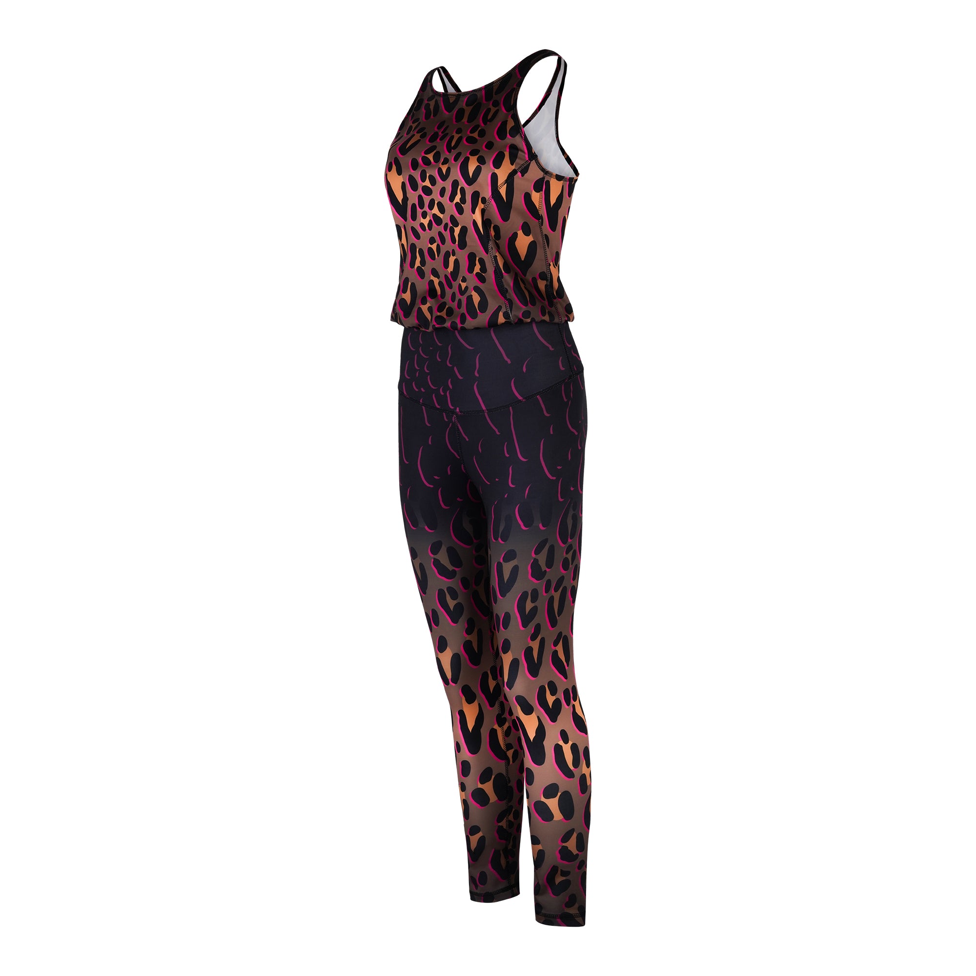 Jumpsuit Active Leo Safari Gold