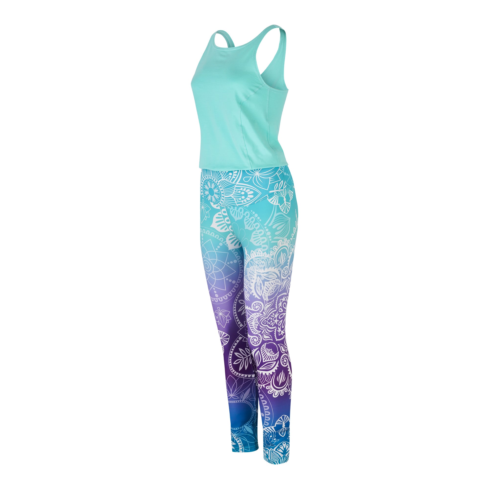 Jumpsuit Active AquaCircle mit Bio Jersey Tuerkis