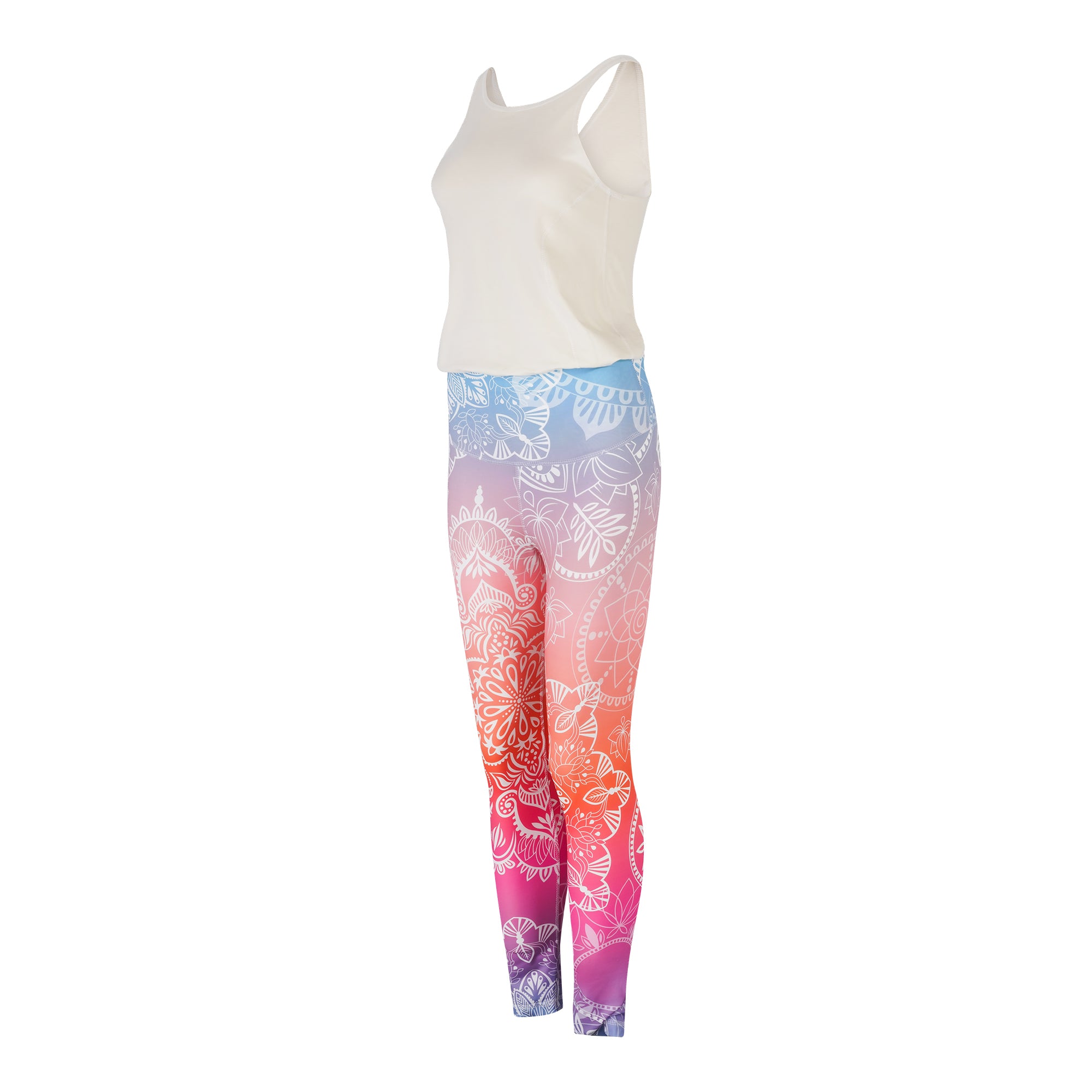 Jumpsuit Active Fire Circle mit Bio Jersey Cream