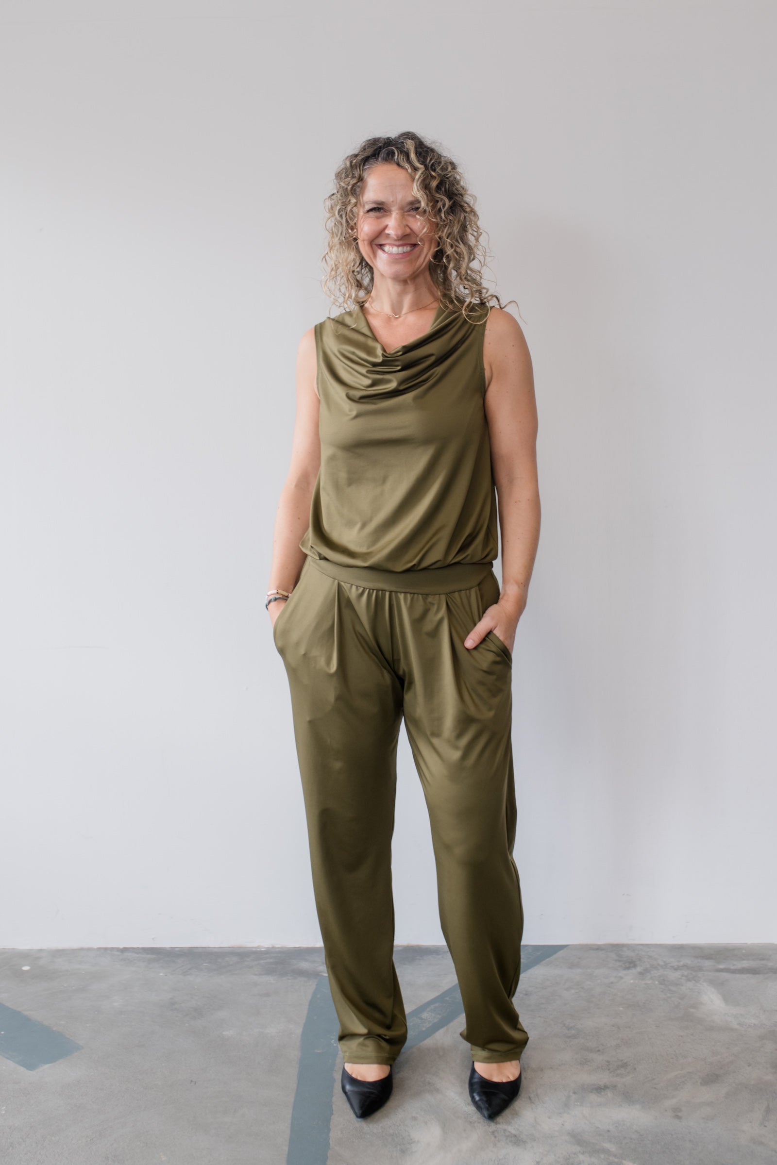 Jumpsuit Komfort Olive