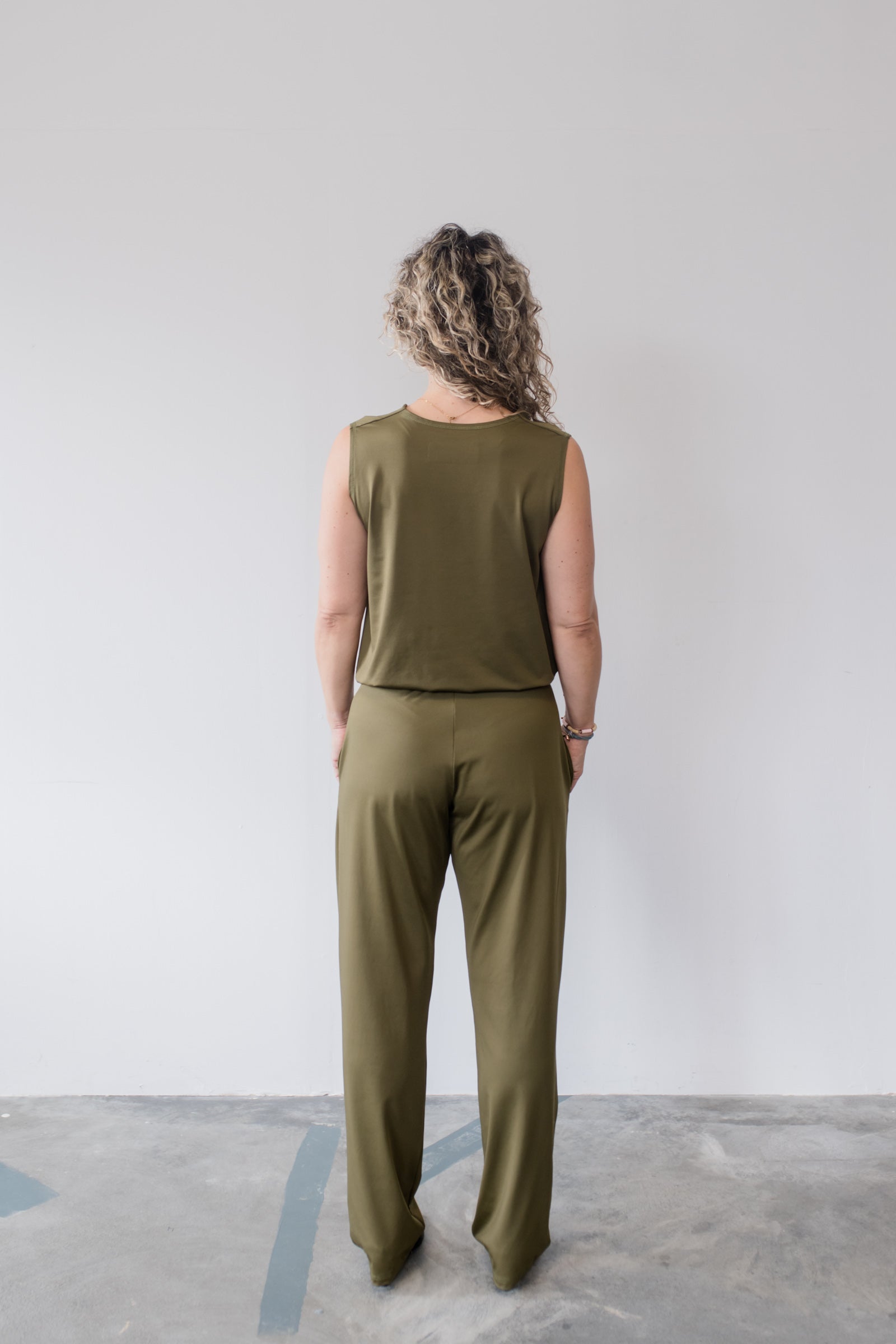 Jumpsuit Komfort Olive