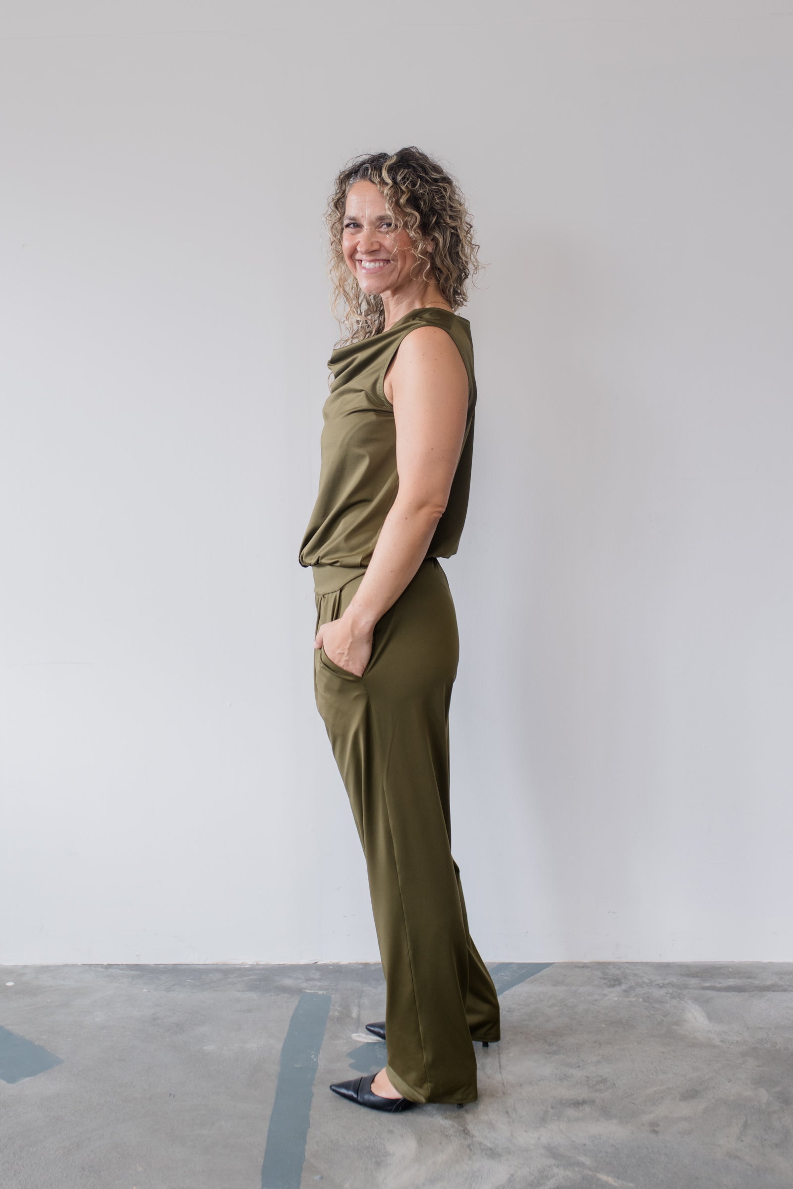 Jumpsuit Komfort Olive