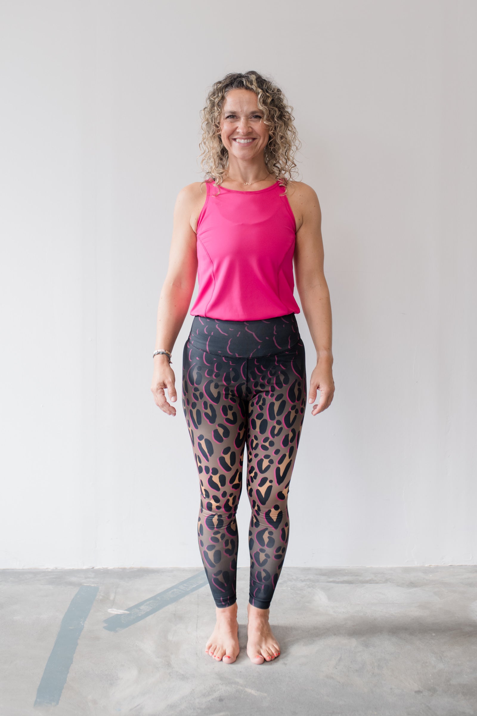 Jumpsuit Active Safari Gold mit Pink
