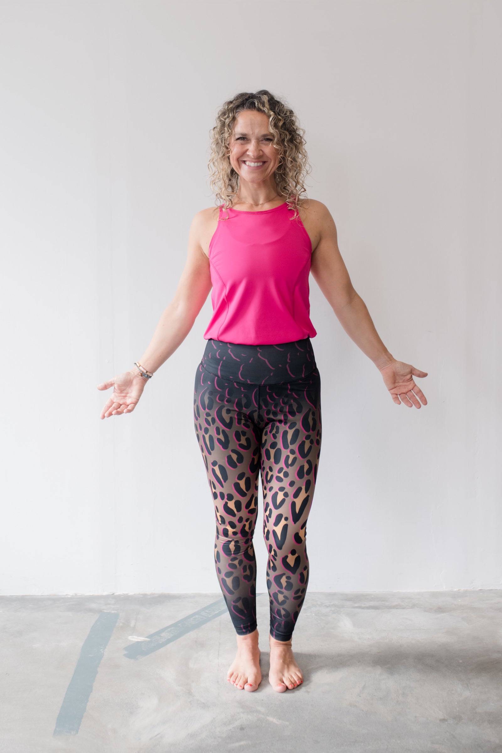 Jumpsuit Active Safari Gold mit Pink