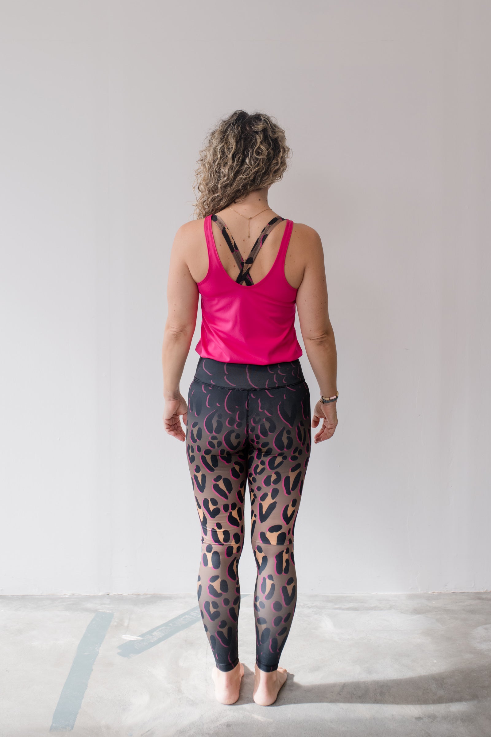 Jumpsuit Active Safari Gold mit Pink