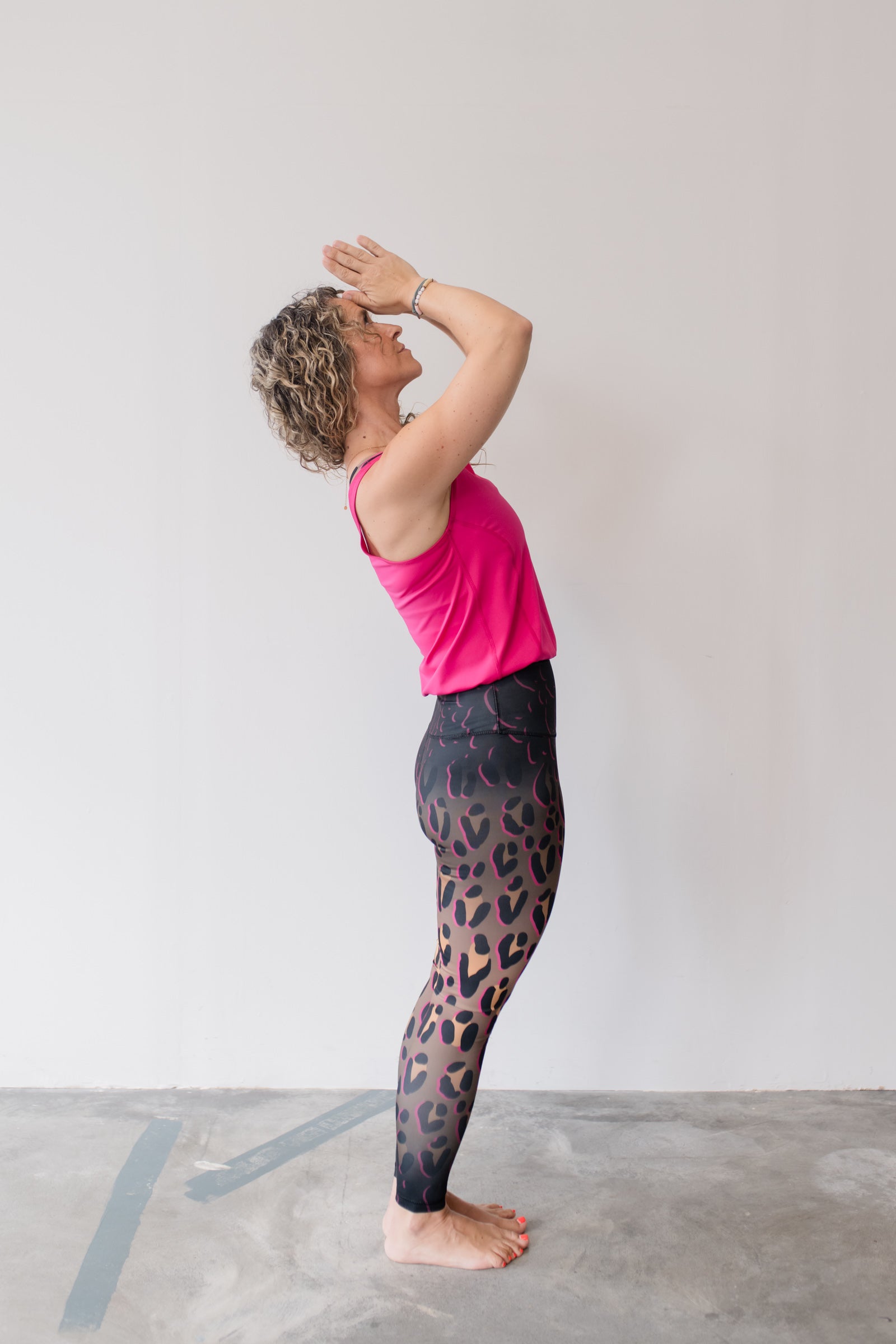 Jumpsuit Active Safari Gold mit Pink