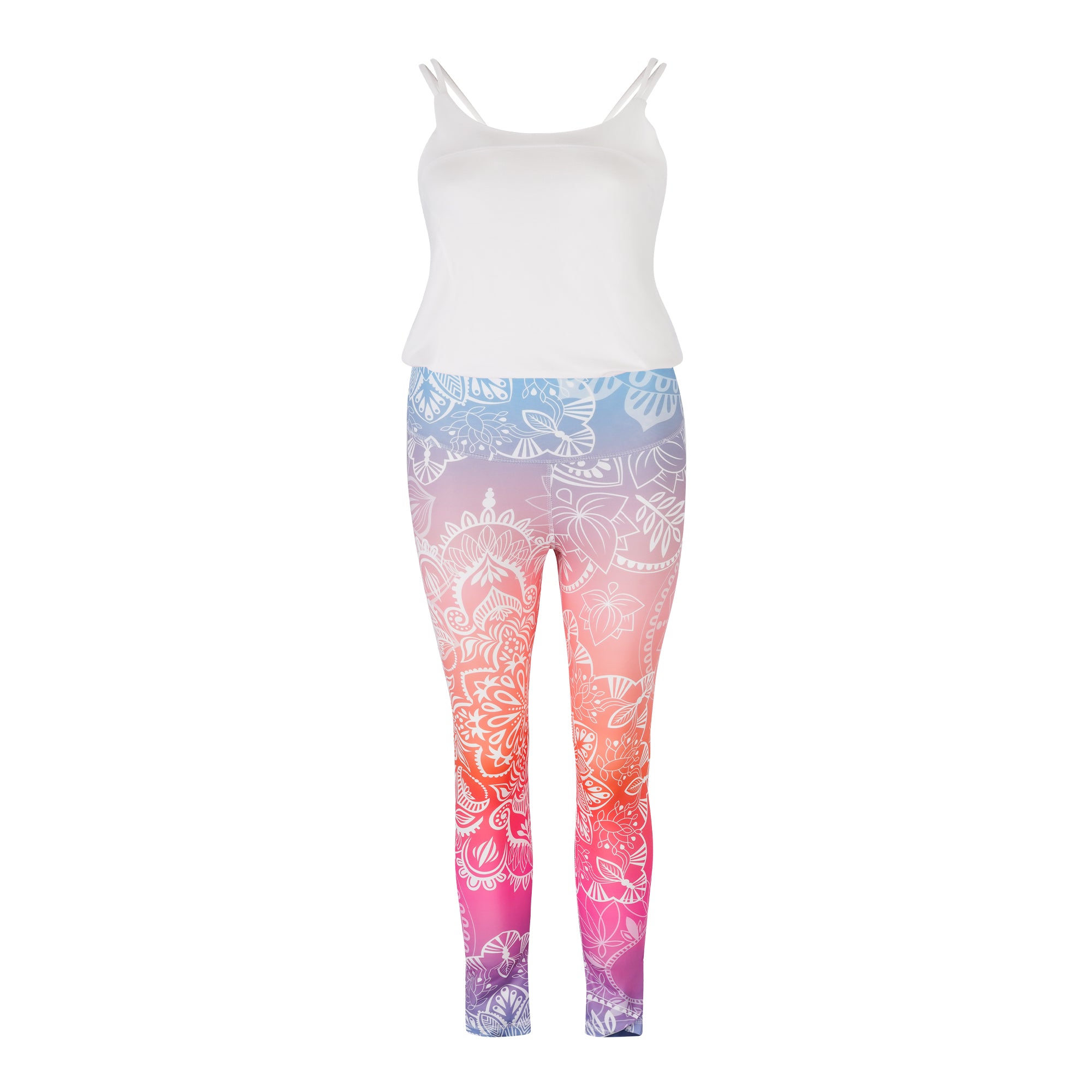 Jumpsuit Motion Fire Circle mit Modal White