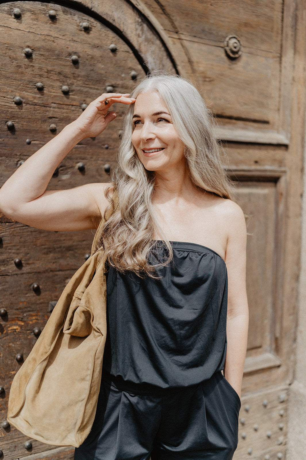 Jumpsuit Summer Nero Lungo