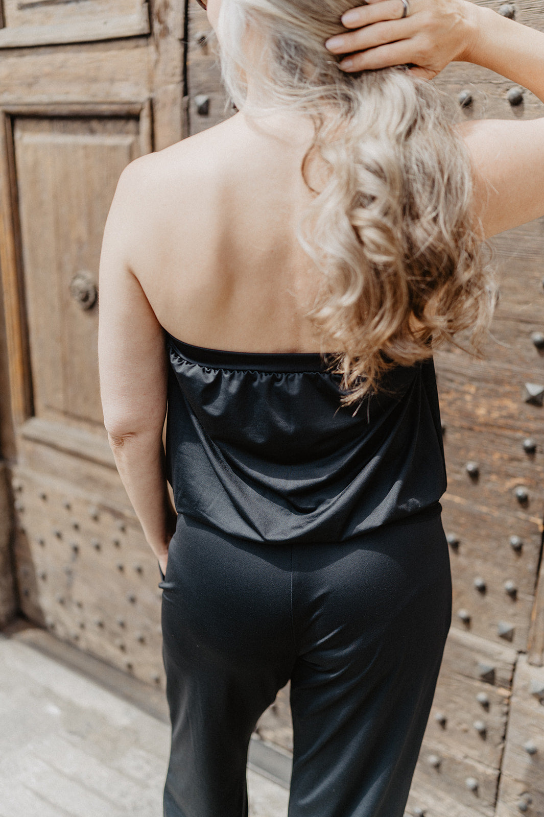 Jumpsuit Summer Nero Lungo