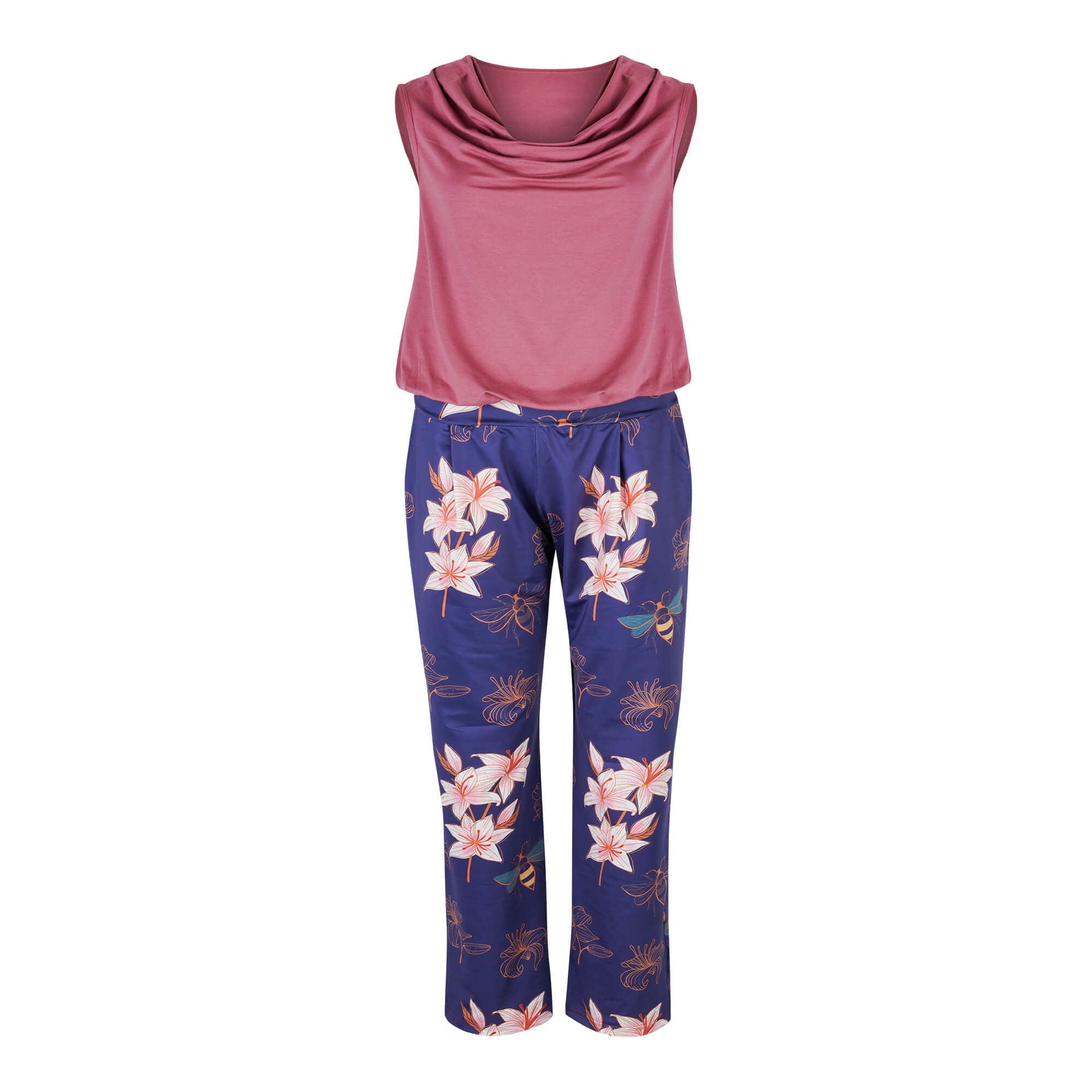 Konekto Jumpsuit Komfort Glow Lily mit Blush