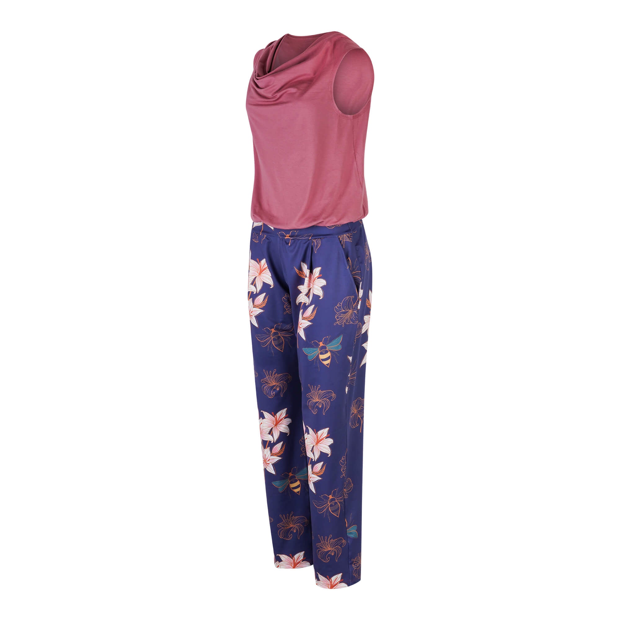 Konekto Jumpsuit Komfort Glow Lily mit Blush