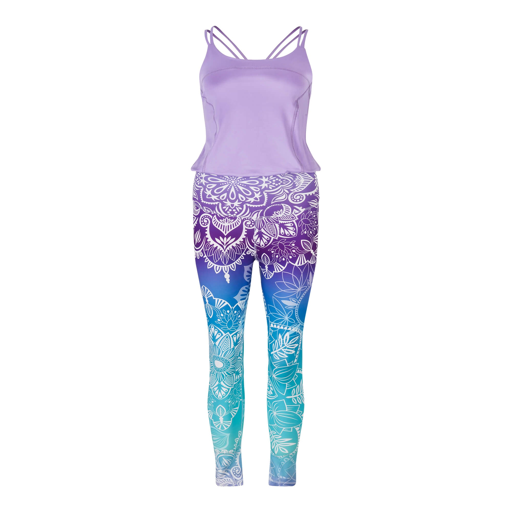 Jumpsuit Motion Aqua Circle mit Lavenda