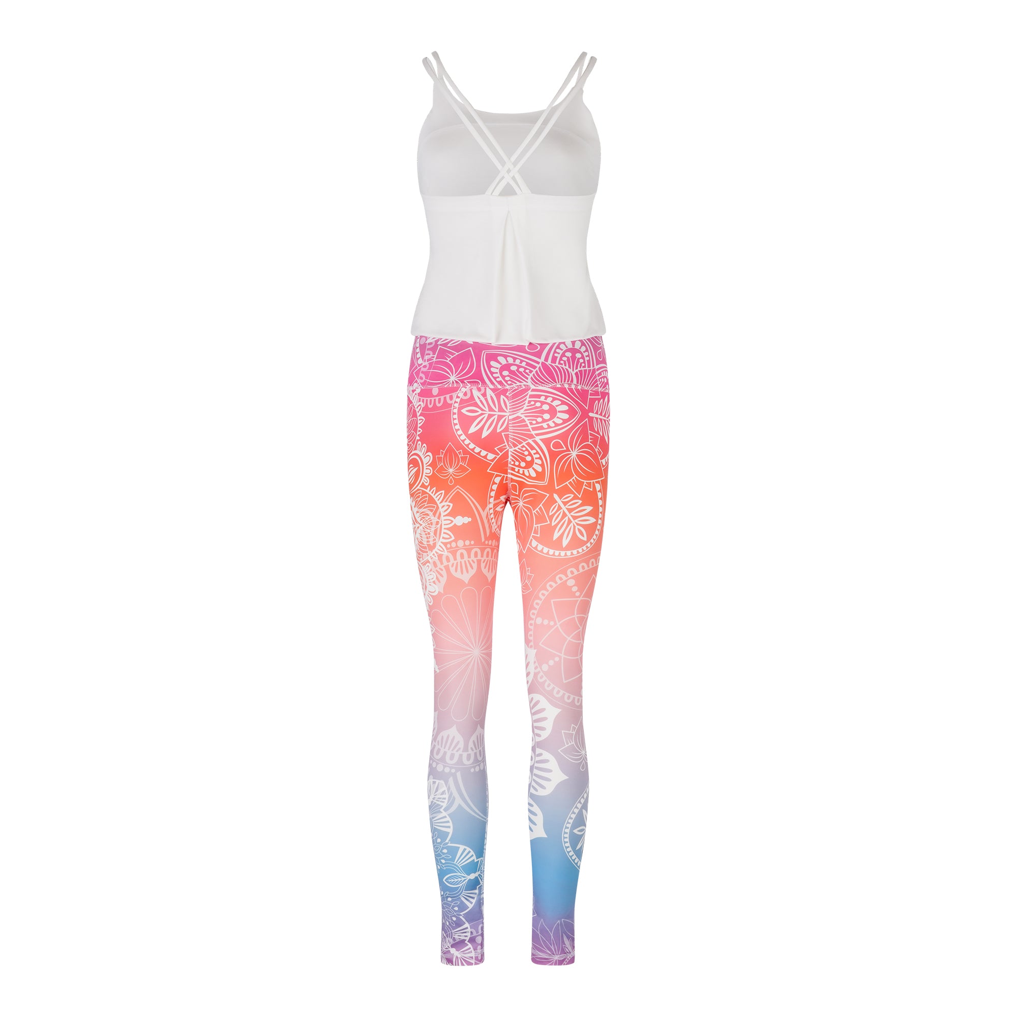 Jumpsuit Motion Fire Circle mit Modal White